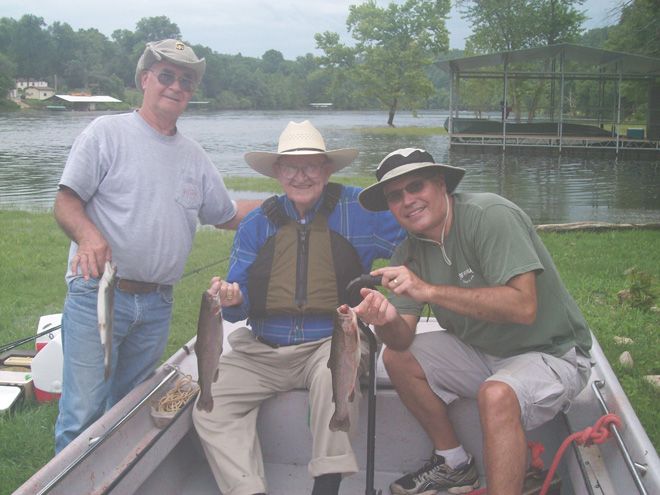 Full Day Trout Fishing Trips in and near White River Missouri