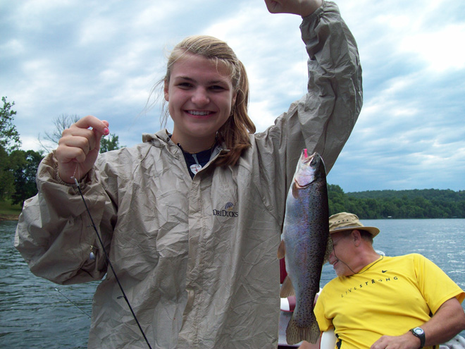 River Trout Fishing in and near White River Arkansas