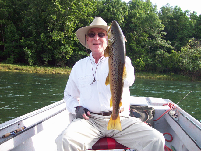 Filleting Trout in and near White River Arkansas