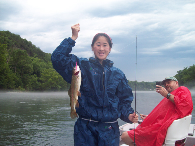 Trout Feeding Habits in and near White River Arkansas